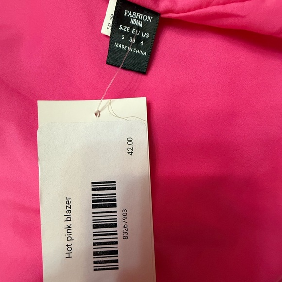 Evie Brooks Hot Pink Blazer - Picture 4 of 7